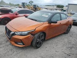 Salvage cars for sale at Hueytown, AL auction: 2021 Nissan Sentra SR