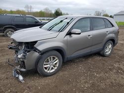 Salvage cars for sale from Copart Columbia Station, OH: 2015 KIA Sorento LX