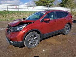 Salvage cars for sale at Davison, MI auction: 2018 Honda CR-V EXL
