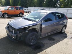 Salvage cars for sale at Arlington, WA auction: 2017 Hyundai Accent SE