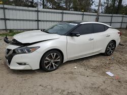 Salvage cars for sale from Copart Hampton, VA: 2017 Nissan Maxima 3.5S