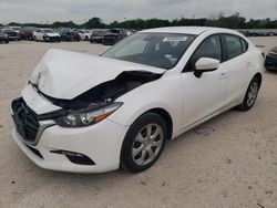 Salvage cars for sale from Copart San Antonio, TX: 2018 Mazda 3 Sport