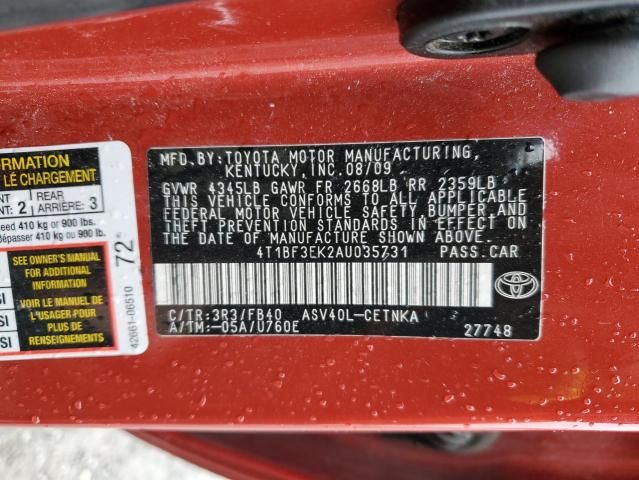 2010 Toyota Camry Base