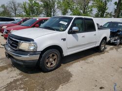 Salvage cars for sale at Bridgeton, MO auction: 2001 Ford F150 Supercrew