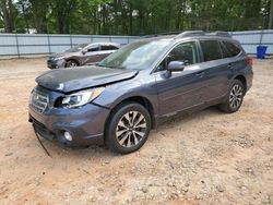 Salvage cars for sale from Copart Austell, GA: 2017 Subaru Outback 2.5I Limited