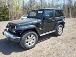 Salvage cars for sale at Bowmanville, ON auction: 2012 Jeep Wrangler Sahara