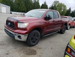 Salvage cars for sale from Copart Arlington, WA: 2008 Toyota Tundra Double Cab