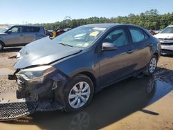 Salvage cars for sale from Copart Greenwell Springs, LA: 2014 Toyota Corolla L