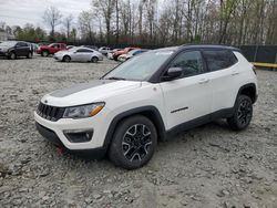 Jeep Compass Trailhawk salvage cars for sale: 2021 Jeep Compass Trailhawk