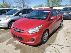 Salvage cars for sale from Copart Bridgeton, MO: 2017 Hyundai Accent SE