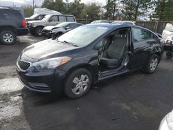 Salvage cars for sale at auction: 2015 KIA Forte LX