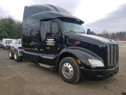 Salvage trucks for sale at East Granby, CT auction: 2020 Peterbilt 579