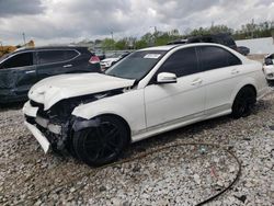 Salvage cars for sale at Louisville, KY auction: 2012 Mercedes-Benz C 300 4matic