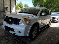 Salvage cars for sale at Midway, FL auction: 2015 Nissan Armada Platinum