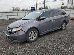 Salvage cars for sale from Copart Hillsborough, NJ: 2015 Honda Odyssey EXL