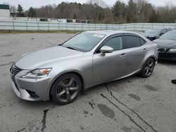 Salvage cars for sale at Assonet, MA auction: 2015 Lexus IS 350