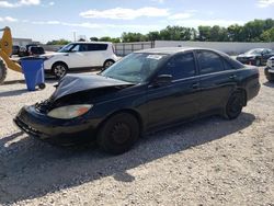 Salvage cars for sale from Copart New Braunfels, TX: 2002 Toyota Camry LE