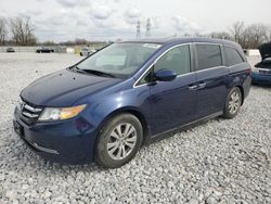 Salvage cars for sale at Barberton, OH auction: 2015 Honda Odyssey EXL