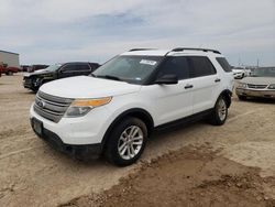 Salvage cars for sale from Copart Amarillo, TX: 2015 Ford Explorer