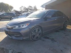 Salvage cars for sale from Copart Hayward, CA: 2017 Honda Accord Sport