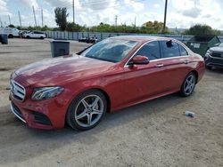 Salvage cars for sale at Miami, FL auction: 2018 Mercedes-Benz E 300