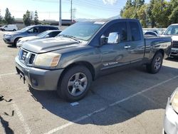 Salvage cars for sale from Copart Rancho Cucamonga, CA: 2005 Nissan Titan XE