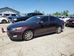 Salvage cars for sale at Pekin, IL auction: 2014 KIA Optima LX