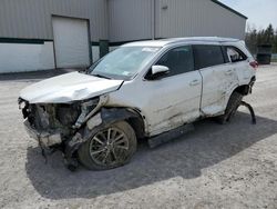 Salvage cars for sale from Copart Leroy, NY: 2019 Toyota Highlander SE