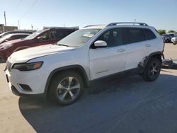 Salvage cars for sale at Grand Prairie, TX auction: 2019 Jeep Cherokee Limited