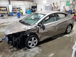 Salvage cars for sale at Sikeston, MO auction: 2013 Hyundai Elantra GLS