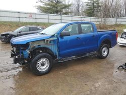 Salvage cars for sale from Copart Davison, MI: 2019 Ford Ranger XL