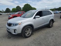 Salvage cars for sale from Copart Mocksville, NC: 2015 KIA Sorento LX