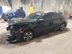 Salvage cars for sale at Chalfont, PA auction: 2019 Honda Civic LX