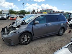 Toyota Sienna XLE salvage cars for sale: 2019 Toyota Sienna XLE