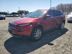 Vehiculos salvage en venta de Copart Assonet, MA: 2014 Jeep Cherokee Limited