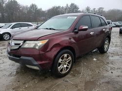 Salvage cars for sale from Copart Mendon, MA: 2007 Acura MDX