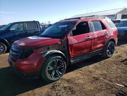 Salvage cars for sale from Copart Brighton, CO: 2014 Ford Explorer Sport
