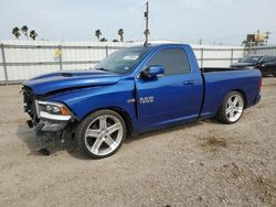 Salvage cars for sale at Mercedes, TX auction: 2017 Dodge RAM 1500 Sport