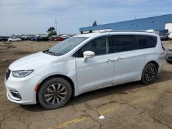Salvage cars for sale at Woodhaven, MI auction: 2021 Chrysler Pacifica Touring L