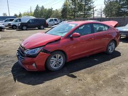 Salvage cars for sale from Copart Denver, CO: 2020 Hyundai Elantra SEL