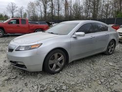 Salvage cars for sale from Copart Waldorf, MD: 2012 Acura TL