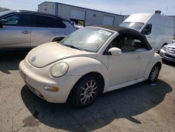 Salvage cars for sale at Vallejo, CA auction: 2004 Volkswagen New Beetle GLS