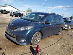 Salvage cars for sale from Copart Pekin, IL: 2011 Toyota Sienna Sport