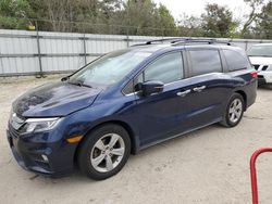 Honda Odyssey EX salvage cars for sale: 2018 Honda Odyssey EX
