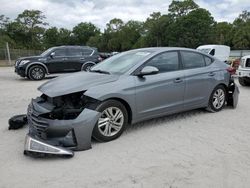 Salvage cars for sale from Copart Fort Pierce, FL: 2019 Hyundai Elantra SEL