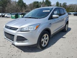 Salvage cars for sale from Copart Mendon, MA: 2016 Ford Escape SE