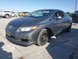 2012 Honda Civic LX en venta en Grand Prairie, TX