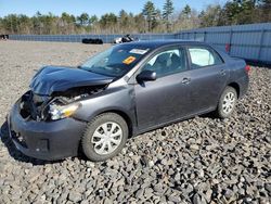 Salvage cars for sale at Windham, ME auction: 2011 Toyota Corolla Base