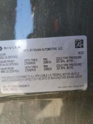 2022 Rivian R1T Launch Edition