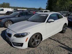 Salvage cars for sale from Copart Arlington, WA: 2017 BMW 230I